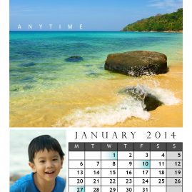 AnYtime Calendar 2014::Sea Sun See Son