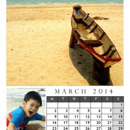 AnYtime Calendar 2014::Sea Sun See Son