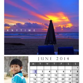 AnYtime Calendar 2014::Sea Sun See Son