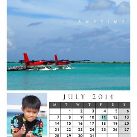 AnYtime Calendar 2014::Sea Sun See Son