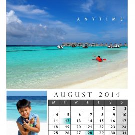 AnYtime Calendar 2014::Sea Sun See Son