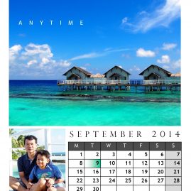 AnYtime Calendar 2014::Sea Sun See Son
