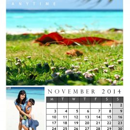 AnYtime Calendar 2014::Sea Sun See Son