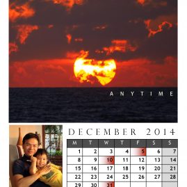 AnYtime Calendar 2014::Sea Sun See Son