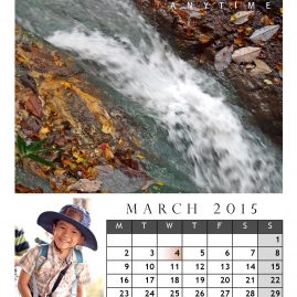 AnYtime Calendar 2015::fall in Love