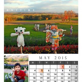 AnYtime Calendar 2015::fall in Love