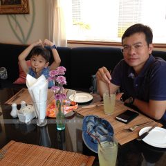 Restaurant at Royal Phuket Marina (waiting for boarding a speed boat to Phi Phi Don)