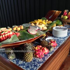 Breakfast Buffet Line