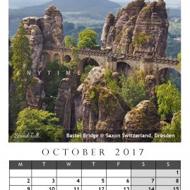 AnYtime Calendar 2017::Off The Wall… Stand Tall